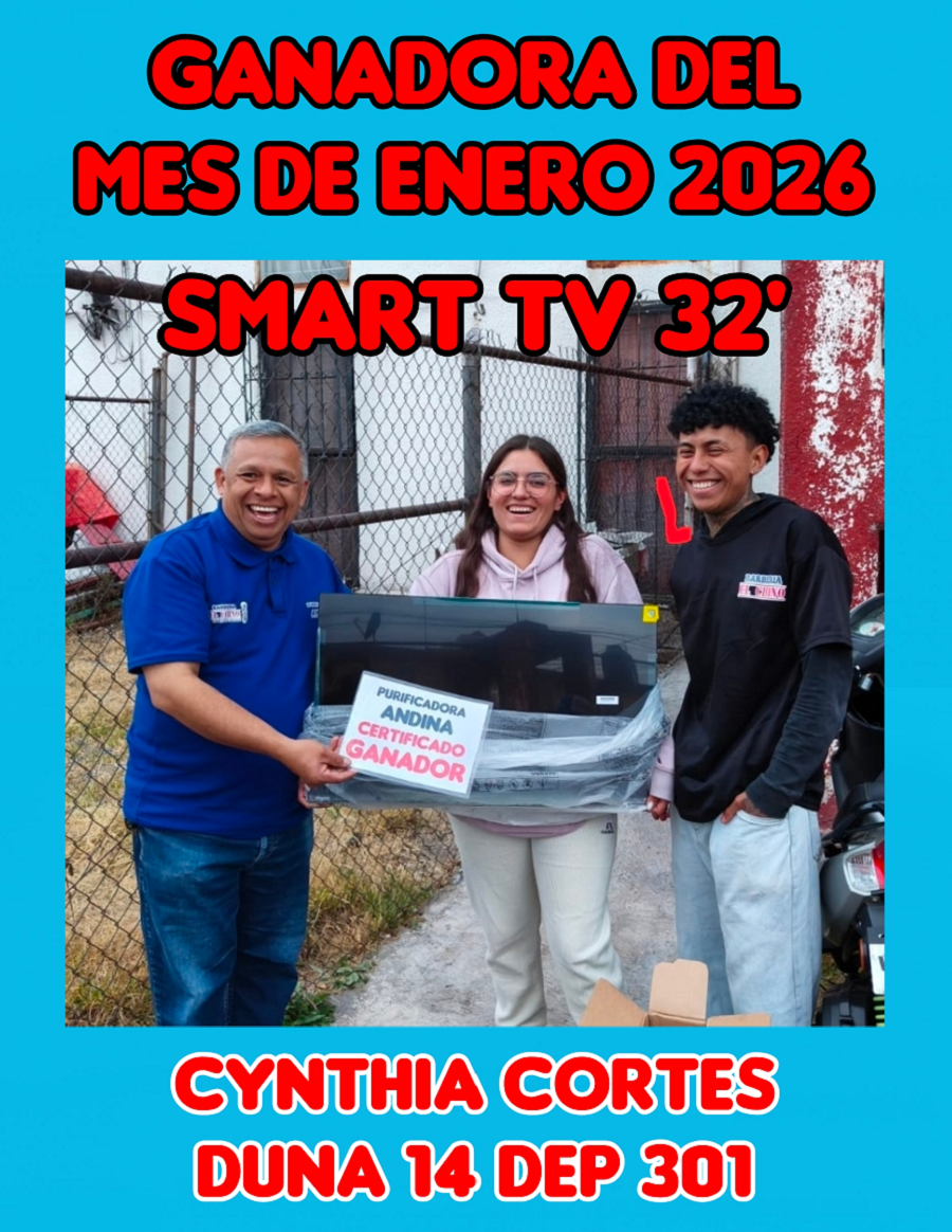 GANADORA SMART TV ENERO 26