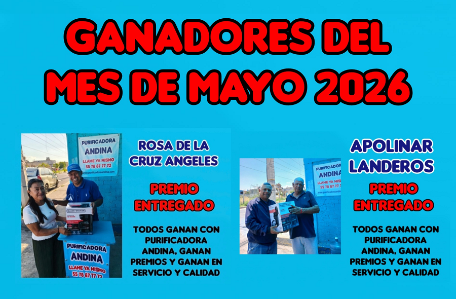 GANADORES MAYO 26